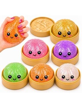 Glitter Dumpling Squishy Mystery Box